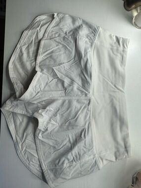 lululemon athletica White High-Waist Seamless Shorts
